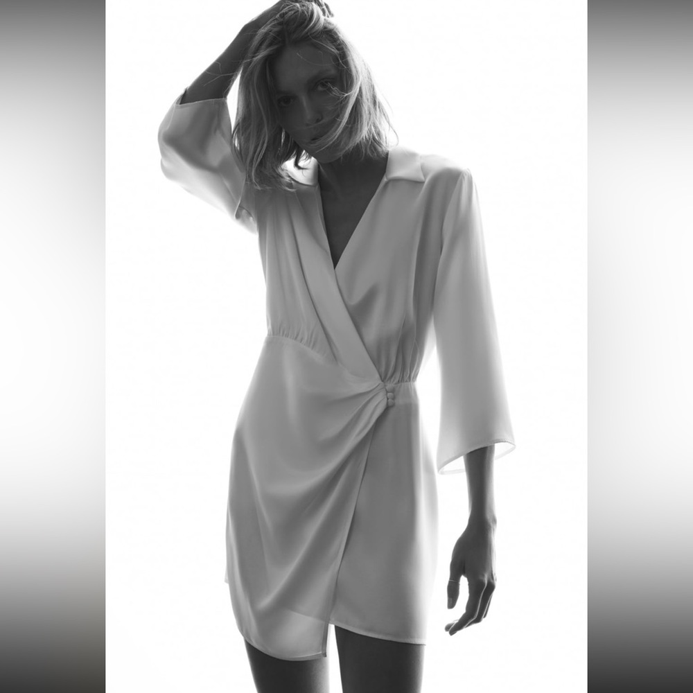 Zara white dress